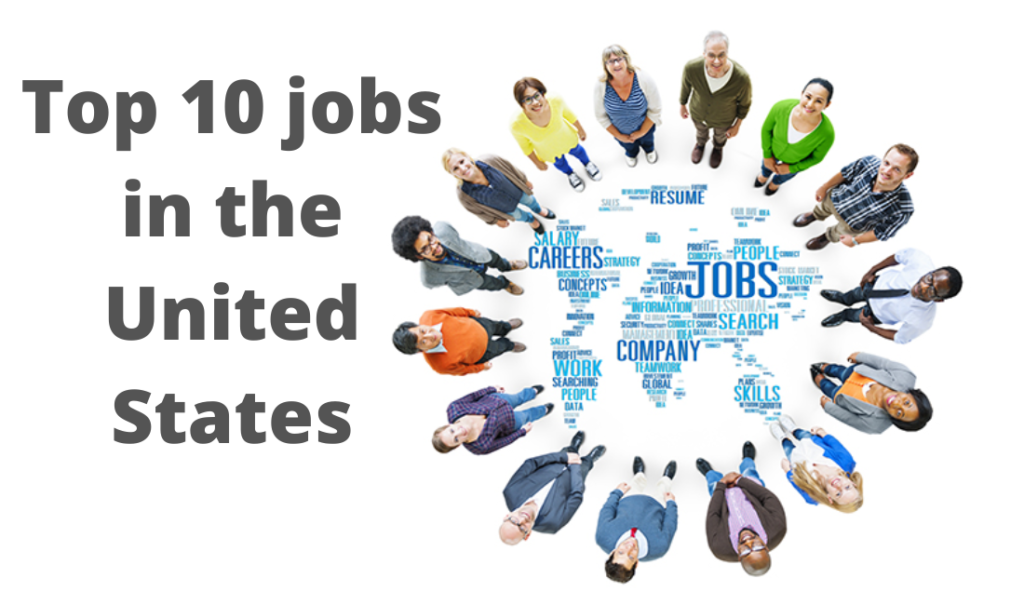 Top 10 jobs in the united state