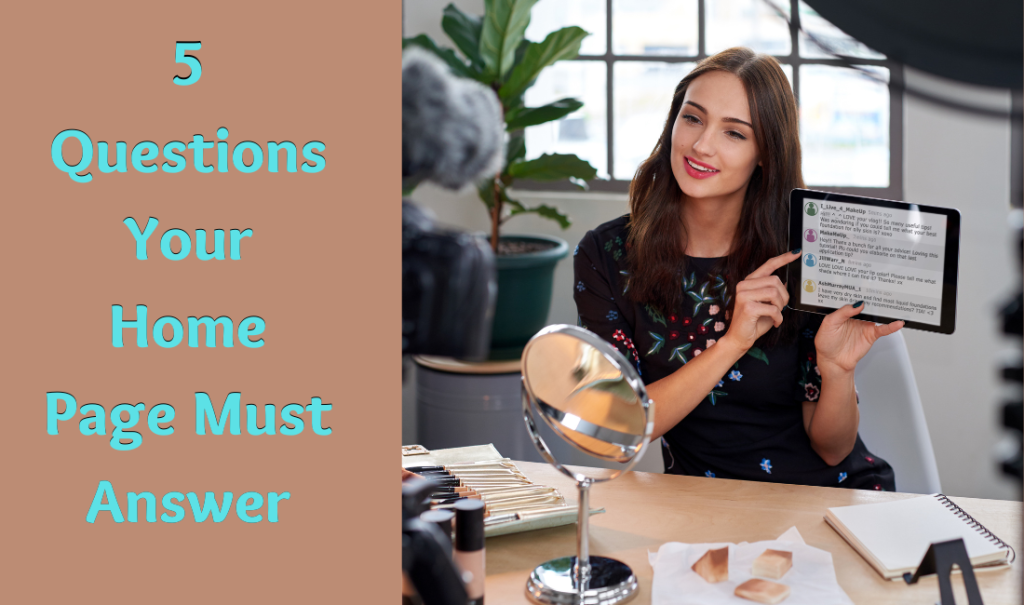 5 Questions Your Home Page Must Answer