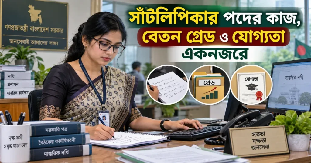 সাঁটলিপিকার পদের কাজ.png